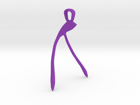 Wishing Wishbone in Purple Processed Versatile Plastic