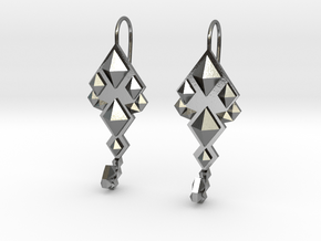 SacredScorpio earrings in Polished Silver