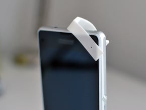 350X Smartphone/Tablet Microscope Attachment in White Natural Versatile Plastic