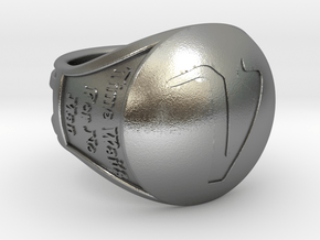 Voyagers Logo Ring 20mm in Natural Silver