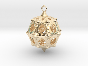 Christmas Bauble No.5 in 14K Yellow Gold