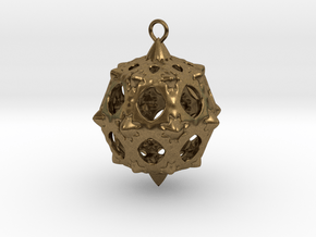 Christmas Bauble No.5 in Natural Bronze