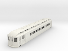 O Scale L&WV Short Steel Combine body in White Natural Versatile Plastic