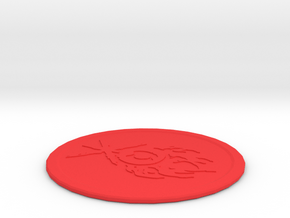 Gruul Coaster in Red Processed Versatile Plastic