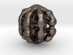 InterConnection in Polished Bronzed Silver Steel