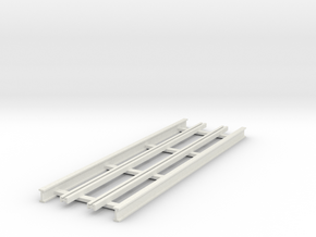 R-165-straight-bridgetrack-long-plus-1a in White Natural Versatile Plastic