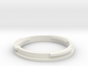 EFMount Adapter For Minolta SR lenses in White Natural Versatile Plastic