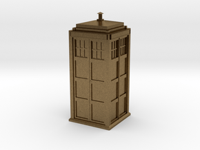 Doctor Who Tardis in Natural Bronze