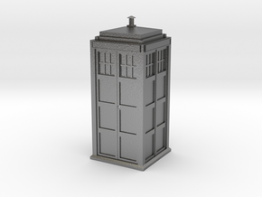 Doctor Who Tardis in Natural Silver