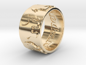 Prosperity Ring Size 7 in 14K Yellow Gold
