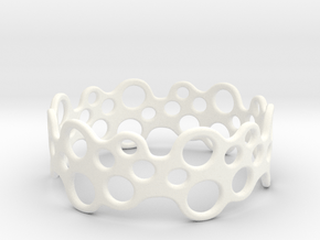 Bubbles Bracelet 70 in White Processed Versatile Plastic