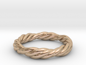 Twist Ring in 14k Rose Gold