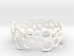 Bubbles Bracelet 68 in White Processed Versatile Plastic