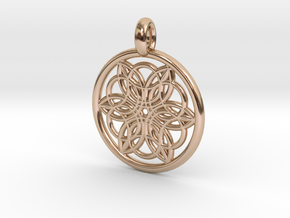 Pasiphae pendant in 14k Rose Gold