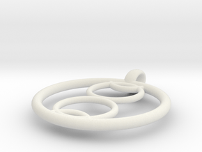 Kalyke pendant in White Natural Versatile Plastic
