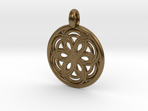 Carme pendant in Natural Bronze