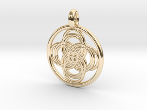 Thebe pendant in 14K Yellow Gold
