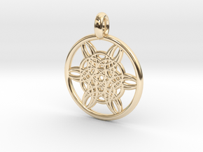 Helike pendant in 14K Yellow Gold