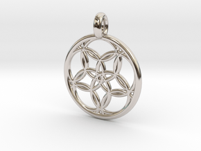 Hegemone pendant in Platinum