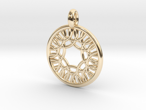 Herse pendant in 14K Yellow Gold