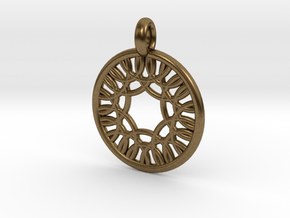Herse pendant in Natural Bronze