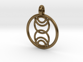 Kore pendant in Natural Bronze