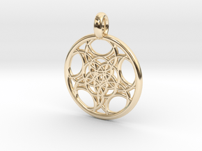 Euanthe pendant in 14K Yellow Gold