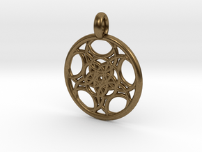 Euanthe pendant in Natural Bronze