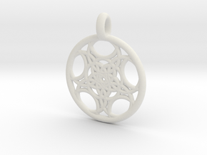 Euanthe pendant in White Natural Versatile Plastic