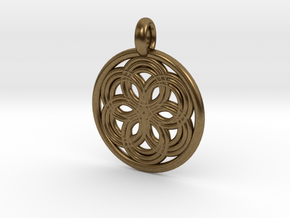 Thyone pendant in Natural Bronze