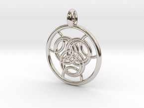 Praxidike pendant in Platinum