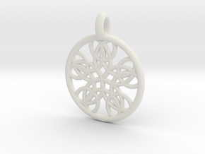 Isonoe pendant in White Natural Versatile Plastic