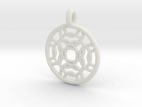 Erinome pendant in White Natural Versatile Plastic