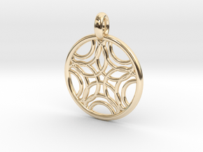 Sponde pendant in 14K Yellow Gold