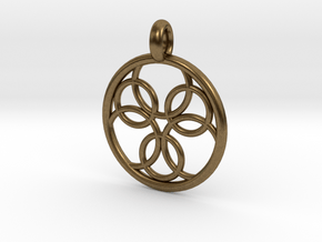 Pasithee pendant in Natural Bronze