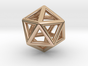 Icosahedron in 14k Rose Gold