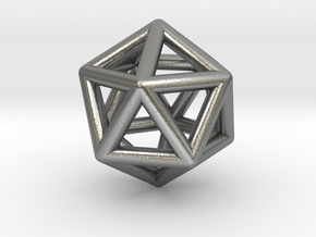 Icosahedron in Natural Silver