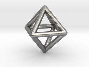 Octahedron in Natural Silver