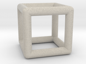 Hexahedron (Cube) in Natural Sandstone