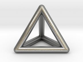 Tetrahedron in Natural Silver