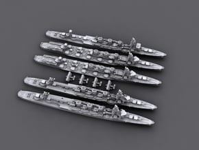 1/4800 IJN Kuma class light cruisers[1941-42] in Smooth Fine Detail Plastic