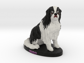 Custom Dog Figurine - Hugo in Full Color Sandstone
