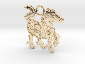 Year of the Horse: Lucky charm in 14K Yellow Gold