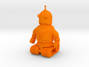 Robot Toy in Orange Processed Versatile Plastic: Small