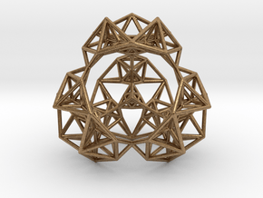 Inversion of a Sierpinski Tetrahedron in Natural Brass