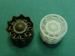 T-54 Early Idler Wheel for Tamiya T-55 1/35 in Smooth Fine Detail Plastic