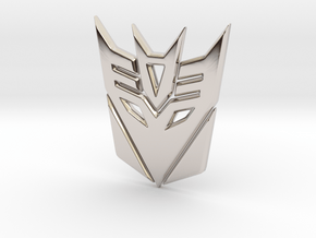 Decepticon Logo in Platinum