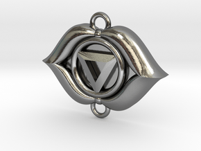 Third Eye Chakra Link in Polished Silver