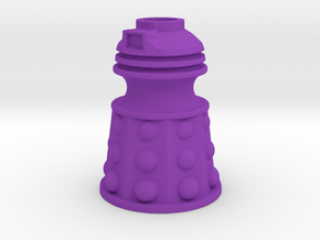 Dalek Post Version B in Purple Processed Versatile Plastic