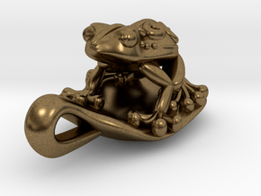 Poison Frog in Natural Bronze